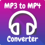 mp3 to mp4 converter android application logo